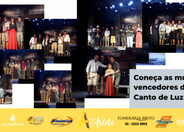 Conheça as Músicas vencedores do 8º Festival Canto de Luz de Ijuí